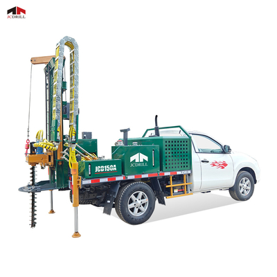satın al 150M Pickup Monteed Auger Core Drilling Rig Çok yönlü Kullanım vida matkap araçları Çevrimiçi üretim