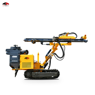 satın al 70Kw Yuchai Motorlu Paletli DTH Kaya Patlatma Delme Makinesi Monteli Çevrimiçi üretim