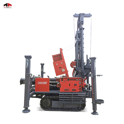 satın al CWD200T Crawler Mounted Water Well Drill Rig 2000m Depth 5500Nm Torque Çevrimiçi üretim
