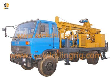 satın al Mobil Kuyu Sondaj Makinesi 4 X 4 Araç Üstü Rig 200m Sondaj Derinliği Çevrimiçi üretim