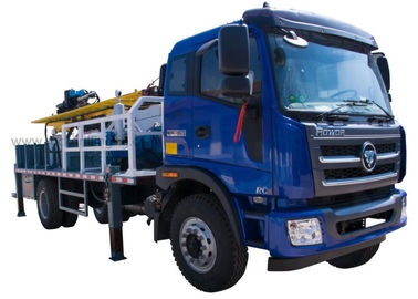 satın al 300m Derinlik Kamyon Sondaj Hidrolik Borewell Sondaj Rig 4500nm Dönme Torku Çevrimiçi üretim