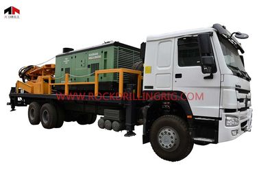 satın al Hava Kompresörü ile 20T Hava DTH Hidrolik Kuyu Su Sondajı Rig Makinesi Çevrimiçi üretim