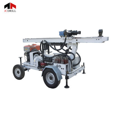 satın al DEUTZ Motor Römorku Döner Taşınabilir Su Sondajı Rig Çevrimiçi üretim