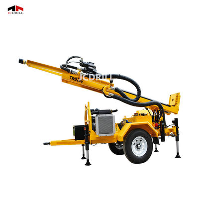 satın al TWD200 Tam Hidrolik Kaya Dizel Motor Römork Üstü Matkap Rig Çevrimiçi üretim