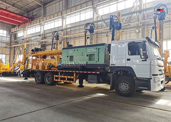 satın al 6x4 300metre Çok Fonksiyonlu Kamyona Monte Sondaj Sondaj Rig Çevrimiçi üretim