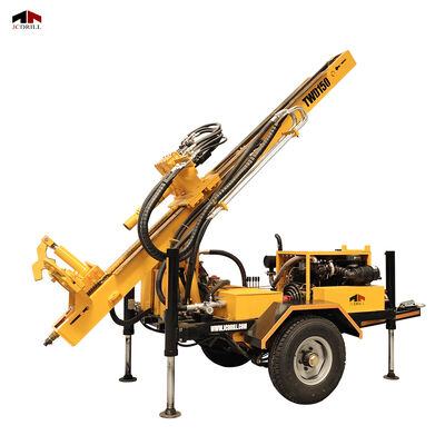 İyi bir fiyat. TWD150 Çekilebilir Römork Hidrolik Su Sondajı Rig çevrimiçi