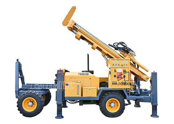 4 Silindirli Su Sondajı Rig Quanchai Dizel Motor 180m