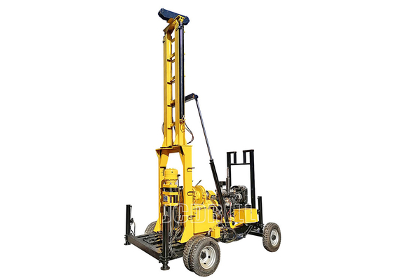 İyi bir fiyat. 50hp Küçük Su Sondajı Rig Dizel Motor Römork Tipi 600m çevrimiçi