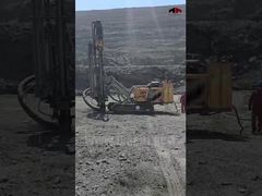 JC900 Hidrolik sürünen montajlı kaya madenciliği 9500 Kg DTH sondaj makinesi